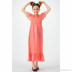 Yellow Bee Girls Light Pink Dress, Girls Dresses - Trademart.pk