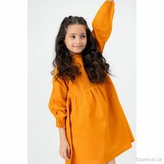 Yellow Bee Girls Mustard Dress, Girls Dresses - Trademart.pk