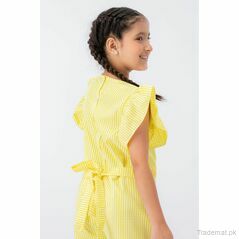 Yellow Bee Girls Yellow Jump Suits, Girls Jumpsuits - Trademart.pk