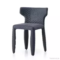 Luxury Moulded Foam Upscale Soft Leather Dining Chair with Logo, Dining Chairs - Trademart.pk