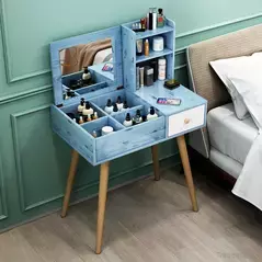 Dressing Table Mirror Bedroom Dresser with Mirror Drawer Dresser, Dresser - Dressing Table - Trademart.pk