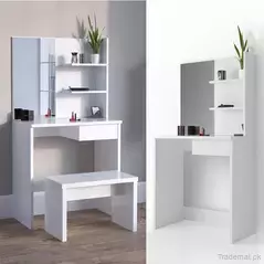 Modern Dressing Table Dresser White Bedroom Furniture Nordic Makeup Vanity Dresser, Dresser - Dressing Table - Trademart.pk