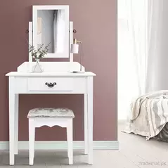 Modern Home Furniture Dresser Luxury Wooden Makeup Vanity Dressering Table, Dresser - Dressing Table - Trademart.pk