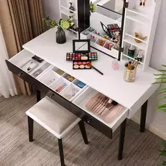 Nordic Dressing Table for Bedroom Vanity Dressing, Dresser - Dressing Table - Trademart.pk