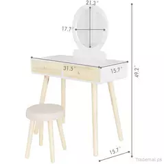 Nordic Style Bedroom Furniture Dressing Table Makeup Table, Dresser - Dressing Table - Trademart.pk