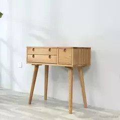 Simple Modern Nordic Style Bedroom Wooden Dresser, Dresser - Dressing Table - Trademart.pk
