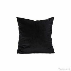 Black Velvet Squre Cushion, Cushions - Trademart.pk