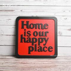 Home Is Our Happy Place - Wall Hanging, Wall Hangings - Trademart.pk