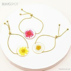 Resin Flower - Bracelet, Bracelets - Trademart.pk