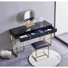 Luxury Dressing Table Vanity Dressing Table Modern Dressing Table with Mirror and Stool, Dresser - Dressing Table - Trademart.pk