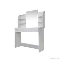 Modern Design White Wooden Mirrored Vanity Dressing Table, Dresser - Dressing Table - Trademart.pk