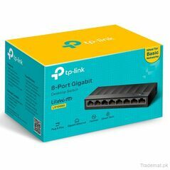 TP-Link LS1008G 8-Port 10/100/1000Mbps Desktop Unmanaged Switch Gigabit, Network Switches - Trademart.pk