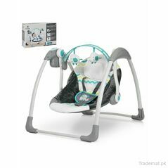 Joymaker Baby Swing Grey & Blue, Baby Cradle - Swings - Trademart.pk