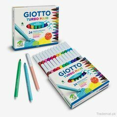 Giotto Turbo Maxi Color Drawing Marker Set of 24, Color Markers - Trademart.pk