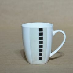 Black Dotted Ceramic Tea Mug, Mugs - Trademart.pk