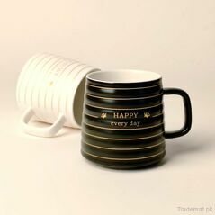 Black & White Coffee Mugs Set, Mugs - Trademart.pk