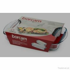 Borcam Serving Dish - Rectangle - Set Of 03 - Serveware, Serving Dish - Trademart.pk