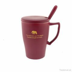 Burgundy Animal Coffee Mug, Mugs - Trademart.pk