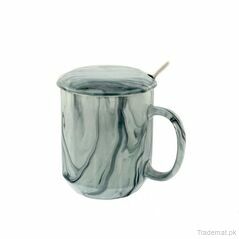 Grey Marble Glazed Coffee Mug, Mugs - Trademart.pk
