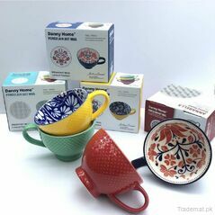 Japanese Colourful Art Mugs Set - 04 Mugs, Mugs - Trademart.pk