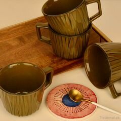 Montpeller Coffee Mugs - Deep Green, Mugs - Trademart.pk