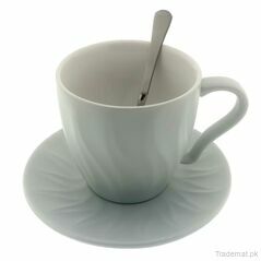 White Cup And Saucer For Coffee | Tea, Mugs - Trademart.pk