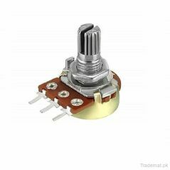 Pack of 2 1K Ohm potentiometer Voltage Divider Variable Resistor, Resistors - Trademart.pk