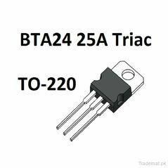 BTA24 25A logic level and standard Triacs BTA24-600B, Transistors - Trademart.pk