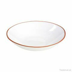 Calisto White Glazed Terracotta Pasta Bowl, Serving Bowls - Trademart.pk