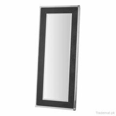 Mirror With Crocodile Leather Effect Detail, Mirrors - Trademart.pk