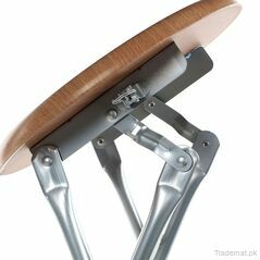 Wood Veneer Seat Folding Stool, Bar Stools - Trademart.pk