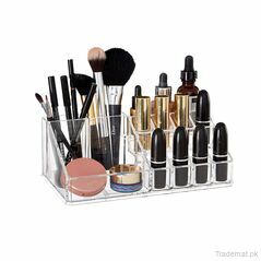 16 Compartment Ps Cosmetics Organiser, Cosmetics Organizer - Trademart.pk
