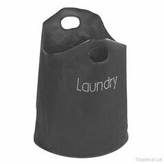 Black Polyester Diamantes Laundry Bag, Laundry Bags - Trademart.pk