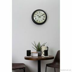 Black Lined Rim Wall Clock, Wall Clock - Trademart.pk
