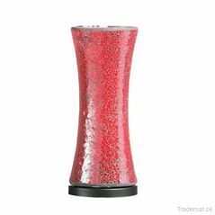 Mosaic Red Glass Lamp, Lamps - Trademart.pk