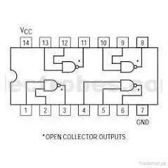74LS26 Quad 2-Input Buffer NAND High Voltage Gate IC, Logic ICs - Trademart.pk