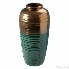 Capri Small Ribbed Vase, Vases - Trademart.pk