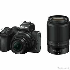 Nikon Z50 Camera with 16-50mm and 50-250mm Lenses, Mirrorless Cameras - Trademart.pk