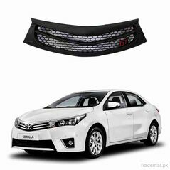 Front Bumper Black Stylish GT Grill for Toyota Corolla 2014 to 2017, Front Bumper Grills - Trademart.pk