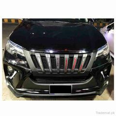 Navara Style Front For Toyota Fortuner Chrome Grille 2016 to 2021, Front Bumper Grills - Trademart.pk
