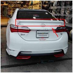 Corolla 2014 to 2020 - Back Spoiler With Paint TRD, Spoilers - Trademart.pk