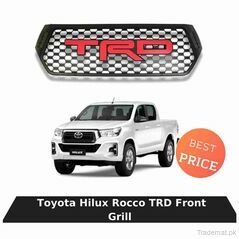 Toyota Hilux Revo 2016 to 2020 Front Rocco Grill Mesh Black, Front Bumper Grills - Trademart.pk