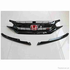 Honda Civic 2016 to 2020 Front Grill RS Turbo Honda, Front Bumper Grills - Trademart.pk