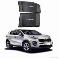 KIA Sportage 2020 to 2021 Side Blind With Logo, Sun Shades - Curtains - Trademart.pk