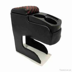 Arm Rest Leather 2 Cups  For Honda BRV 2017 to 2021, Arm Rest - Trademart.pk
