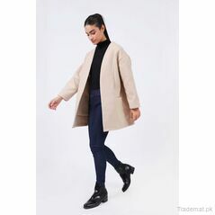 Panelled Coat, Women Coat - Trademart.pk