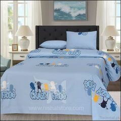 Bed Sheet Design NC- C 1078, Double Bed Sheet - Trademart.pk