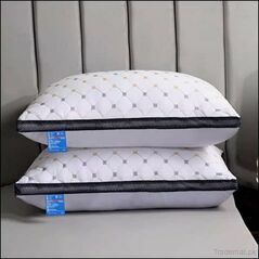 Embroidered Vacuum Packed Luxury Filled Pillow Design 111, Pillows - Trademart.pk