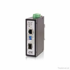 Unmanaged Media Converter 1x GbE RJ45 to 1x 100/1000Base SFP with PoE PSE - IMC-1001S-PH, Unmanaged Media Converter - Trademart.pk