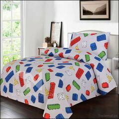 Kids Bed Sheet Design 158, Kids Bed Sheet - Trademart.pk
